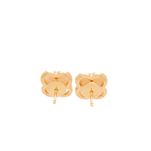 Van Cleef & Arpels - Yellow Gold Pure Alhambra Earrings