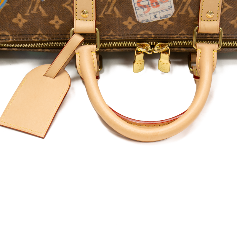 Louis Vuitton - Brown/multi Flight Mode Keepall 50 Band.