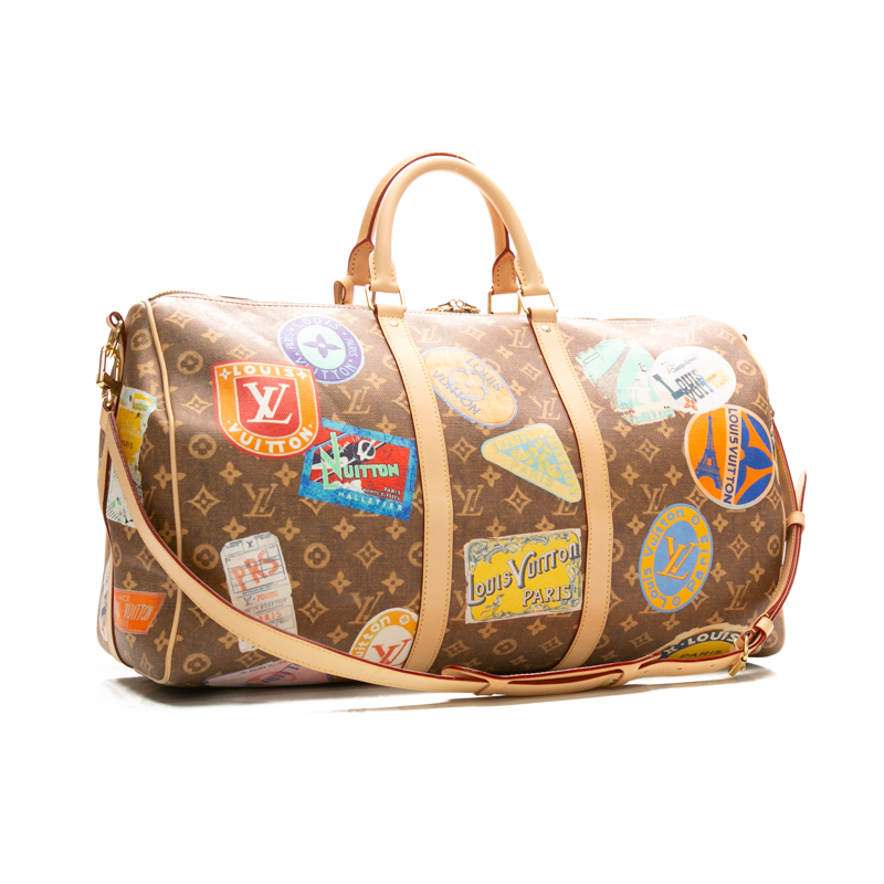 Louis Vuitton - Brown/multi Flight Mode Keepall 50 Band.
