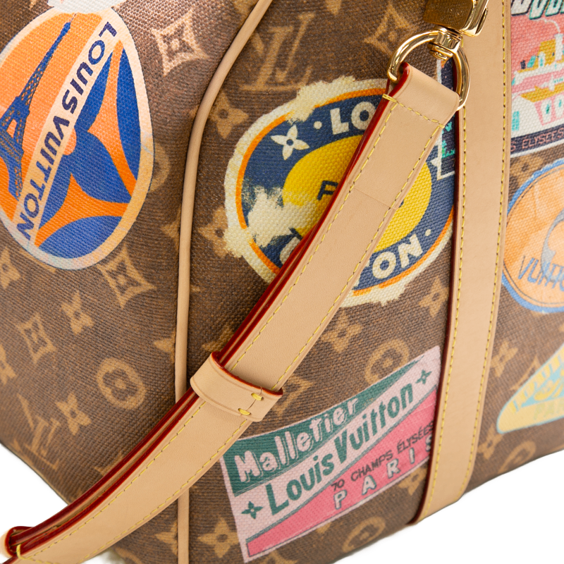 Louis Vuitton - Brown/multi Flight Mode Keepall 50 Band.