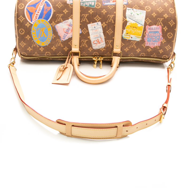 Louis Vuitton - Brown/multi Flight Mode Keepall 50 Band.