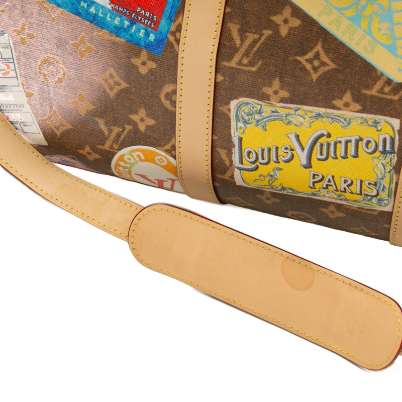 Louis Vuitton - Brown/multi Flight Mode Keepall 50 Band.