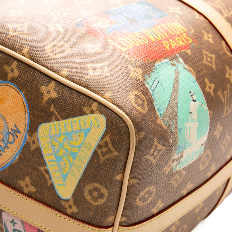 Louis Vuitton - Brown/multi Flight Mode Keepall 50 Band.