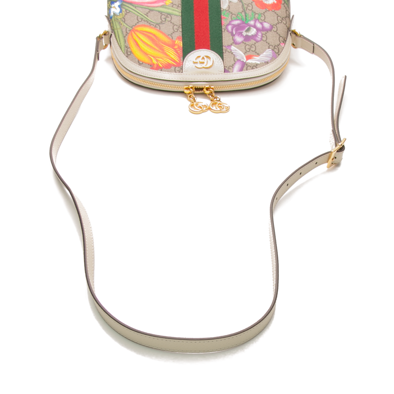 Gucci - Flora Web Dome Crossbody