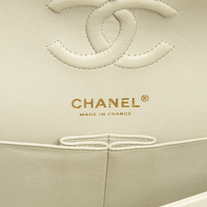Chanel - Light Grey Small Double Flap Shoulder Bags