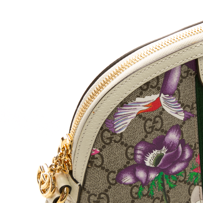 Gucci - Flora Web Dome Crossbody