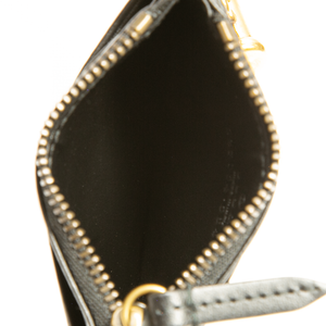 Gucci - Black Matelasse Card Holder Key Case