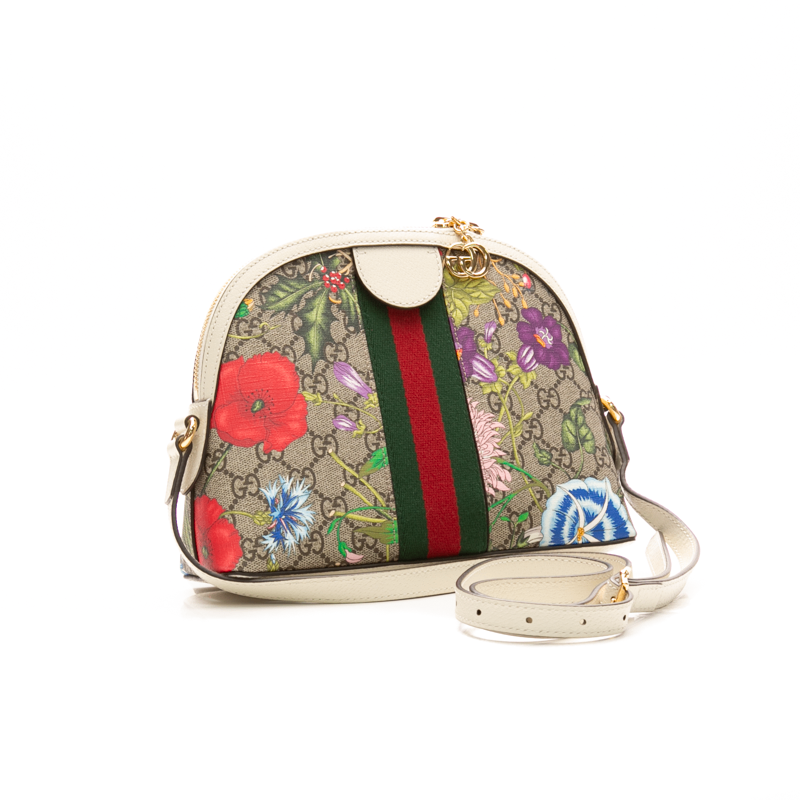 Gucci - Flora Web Dome Crossbody