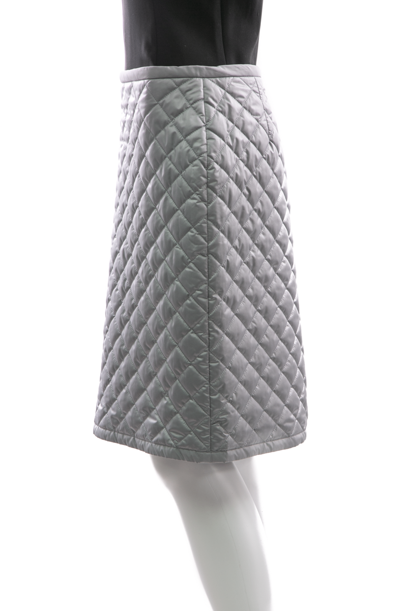 Quilted Knee Length Skirt - Size 42