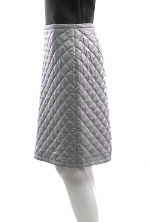 Quilted Knee Length Skirt - Size 42