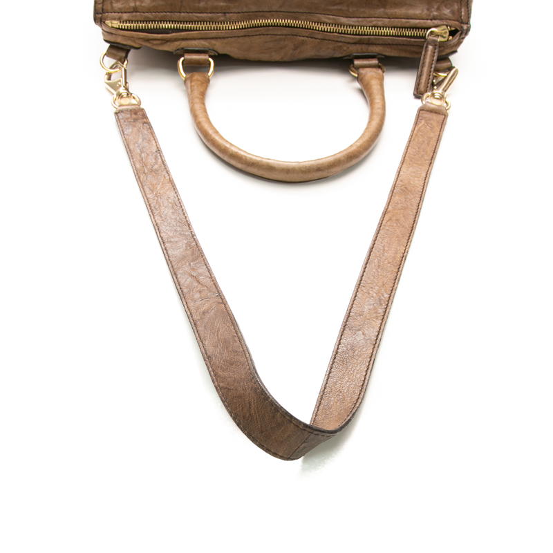 Givenchy -Brown Leather Pandora Bag