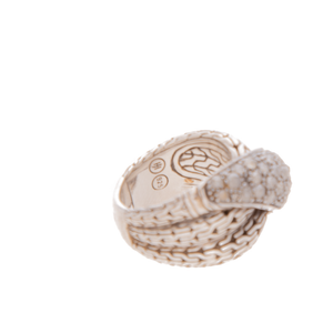 Diamond Crossover Ring - Size 7