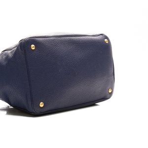 Prada - Navy Vitello Shoulder Bags