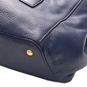 Prada - Navy Vitello Shoulder Bags