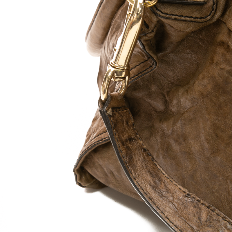 Givenchy -Brown Leather Pandora Bag