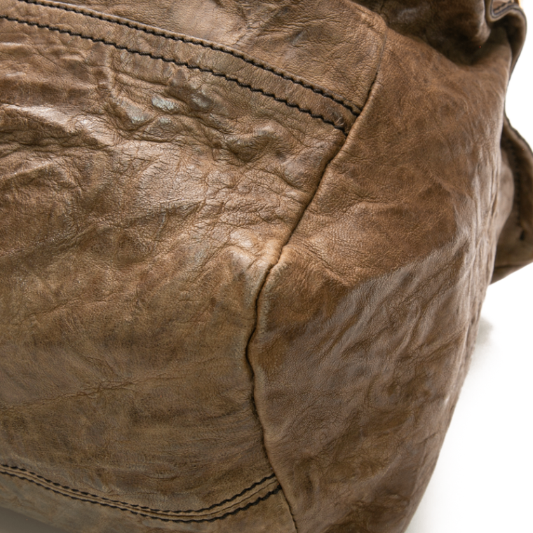 Givenchy -Brown Leather Pandora Bag