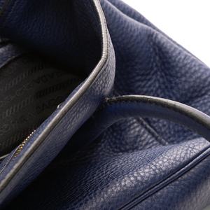 Prada - Navy Vitello Shoulder Bags