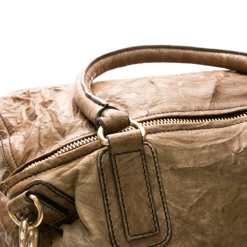 Givenchy -Brown Leather Pandora Bag