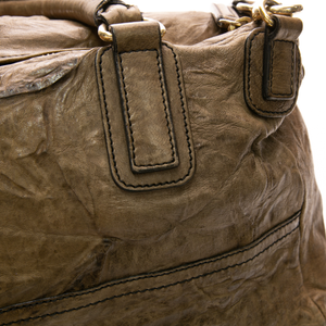 Givenchy -Brown Leather Pandora Bag