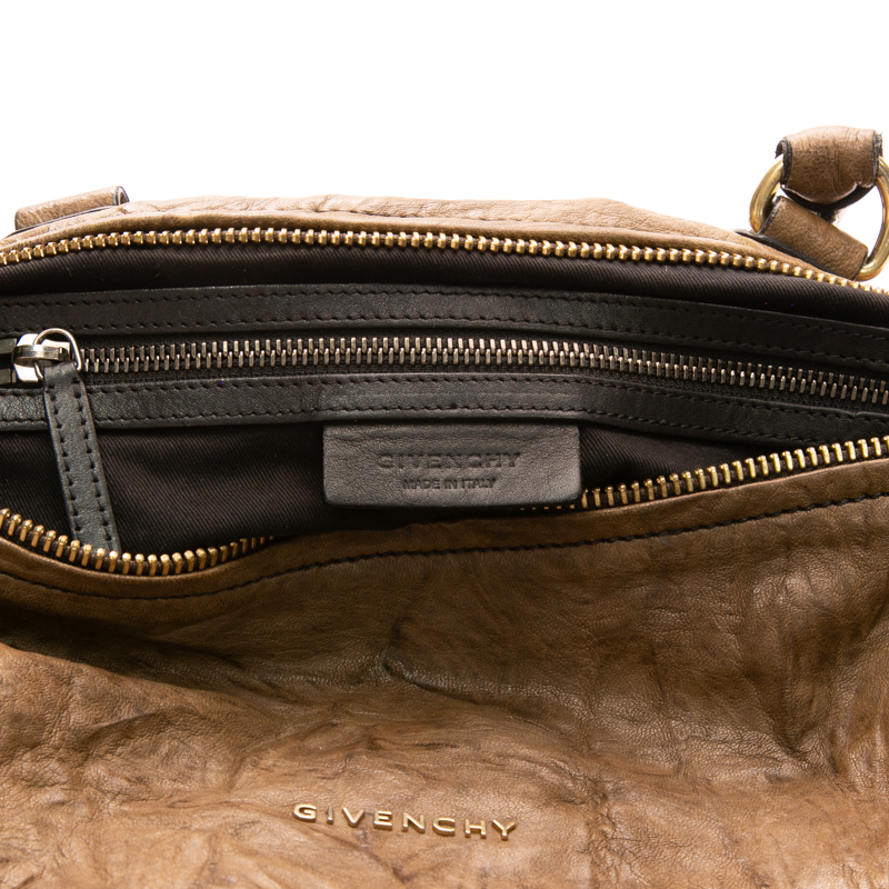 Givenchy -Brown Leather Pandora Bag