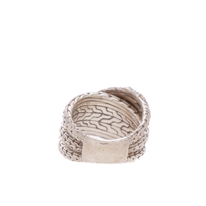 Diamond Crossover Ring - Size 7