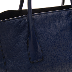 Prada - Navy Vitello Shoulder Bags