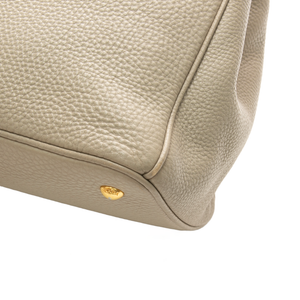 Prada - Beige Vitello Top Handle Bags