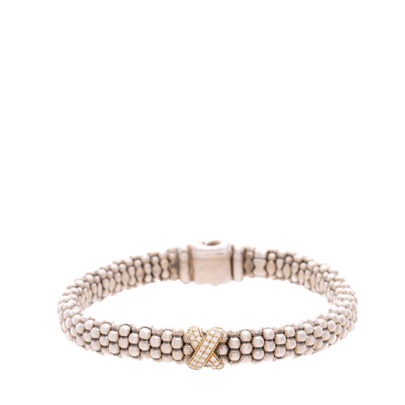 Lagos-Single-Station-X-Two-Tone-Bracelet-300912