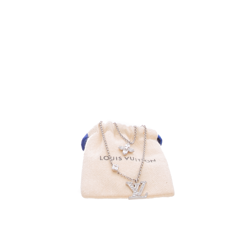 Louis Vuitton - Silver Lady LV Necklaces