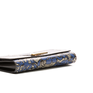 Louis Vuitton - Blue Floral Lace Twist WOC