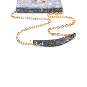 Louis Vuitton - Blue Floral Lace Twist WOC