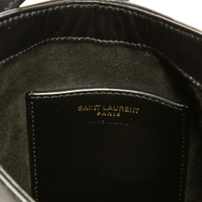 Saint Laurent - Black Mini Le 5 a 7 Vertical Crossbody
