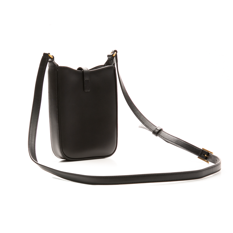 Saint Laurent - Black Mini Le 5 a 7 Vertical Crossbody