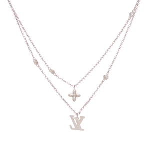 Louis Vuitton - Silver Lady LV Necklaces