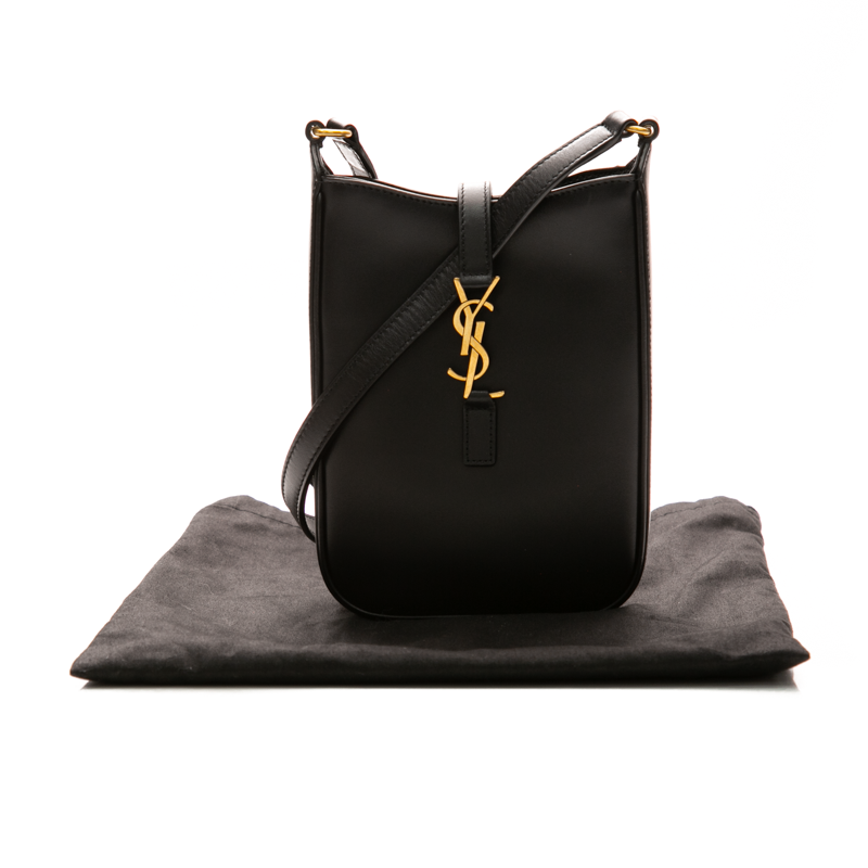 Saint Laurent - Black Mini Le 5 a 7 Vertical Crossbody