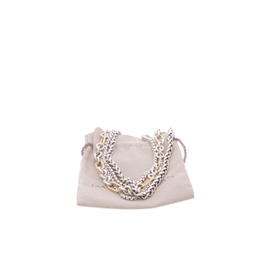 4 Strand Multi-Row Chain Necklace