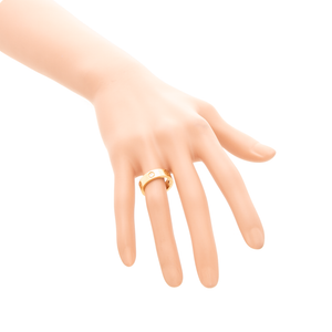 Cartier - Gold 3 Diamond Love Ring (52)