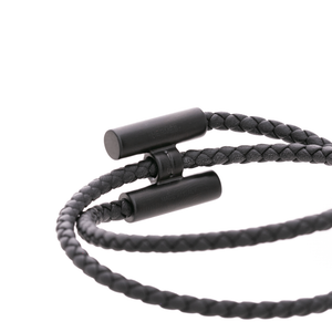 Hermes - Black Tournis Tresse Bracelet