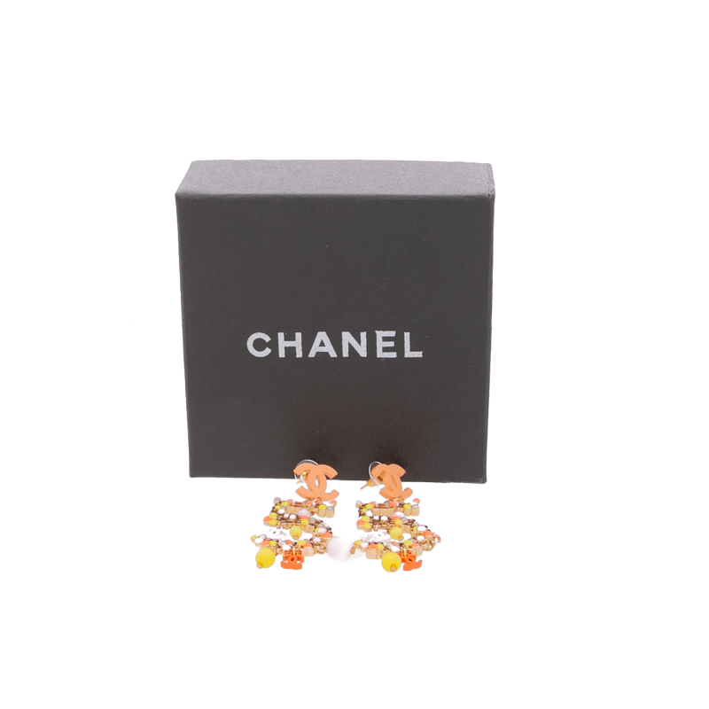 Chanel - #5 Multicolor Dangle Earrings