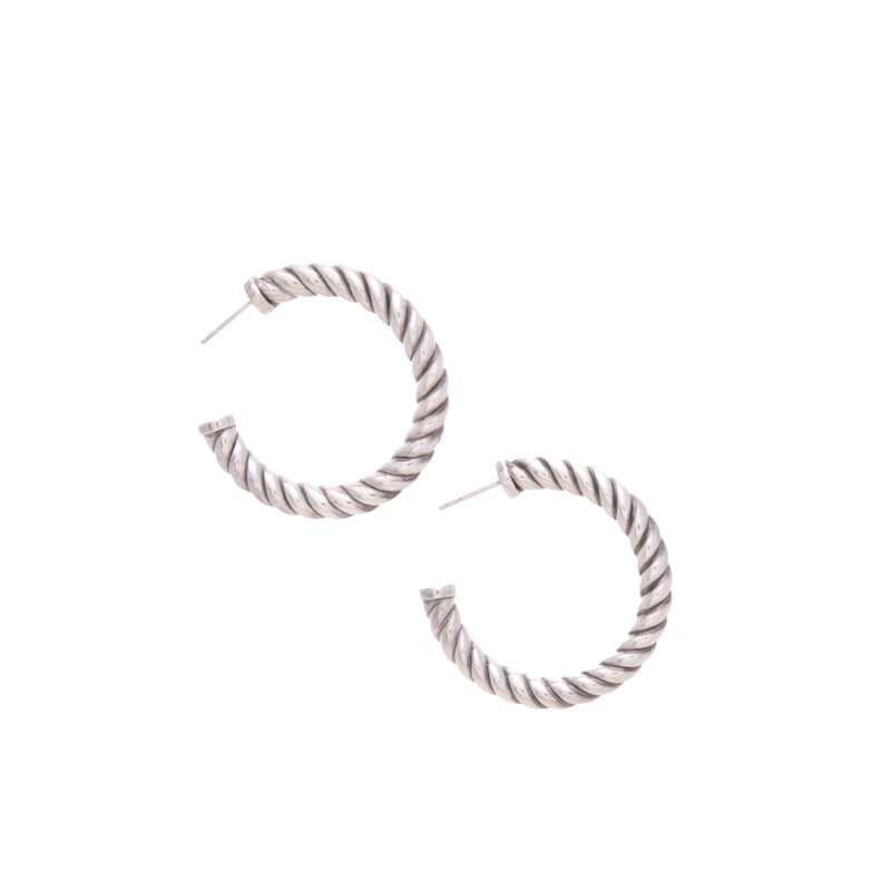David-Yurman-Sculpted-Cable-Hoop- Earrings-30089