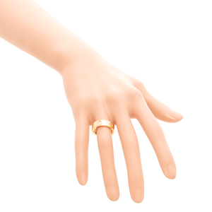 Cartier - Rose Gold 3 Diamond Love Ring (52)
