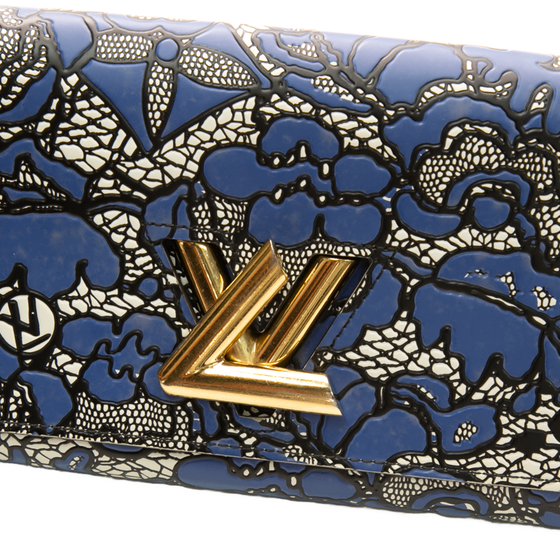 Louis Vuitton - Blue Floral Lace Twist WOC