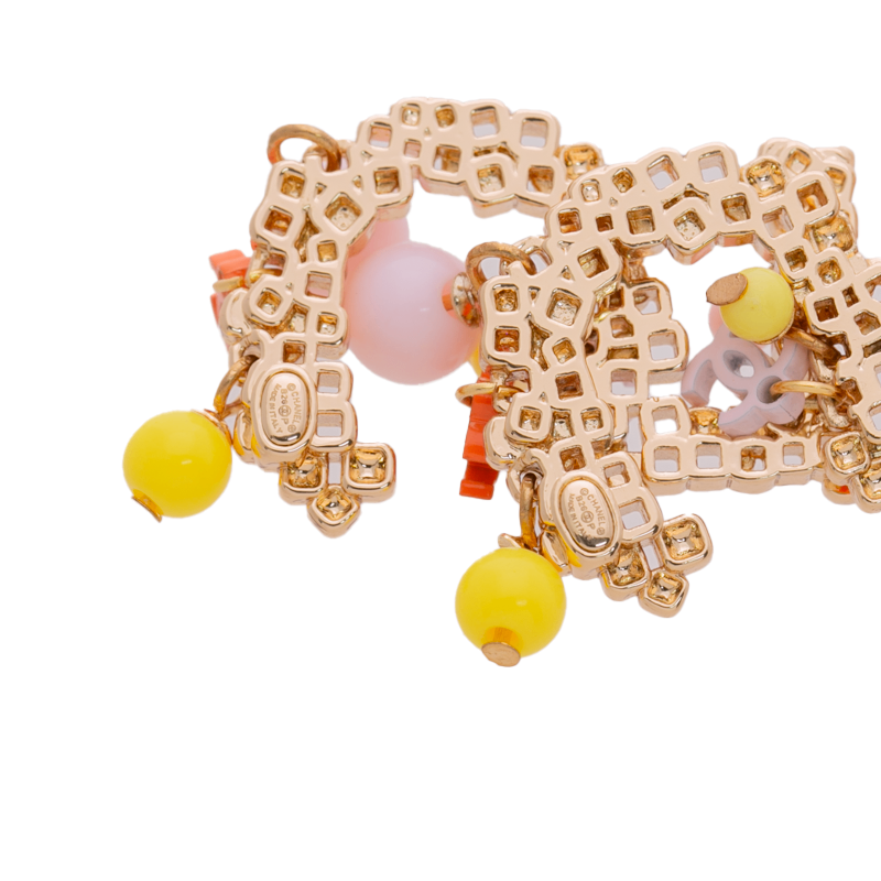 Chanel - #5 Multicolor Dangle Earrings