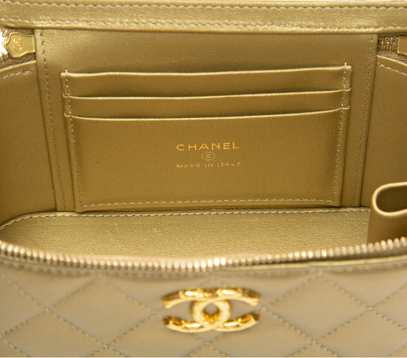 Chanel - Metallic Gold Dynasty Vanity On Chain