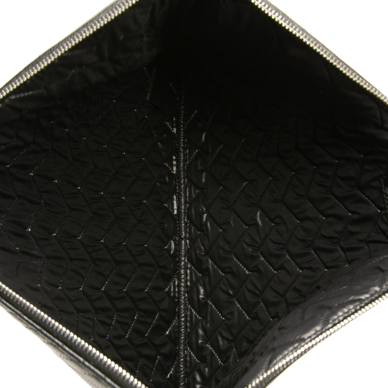 Large Chevron O Case Zip Pouch