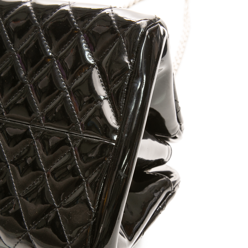 Chanel - Black Patent Medium Just Mademoiselle