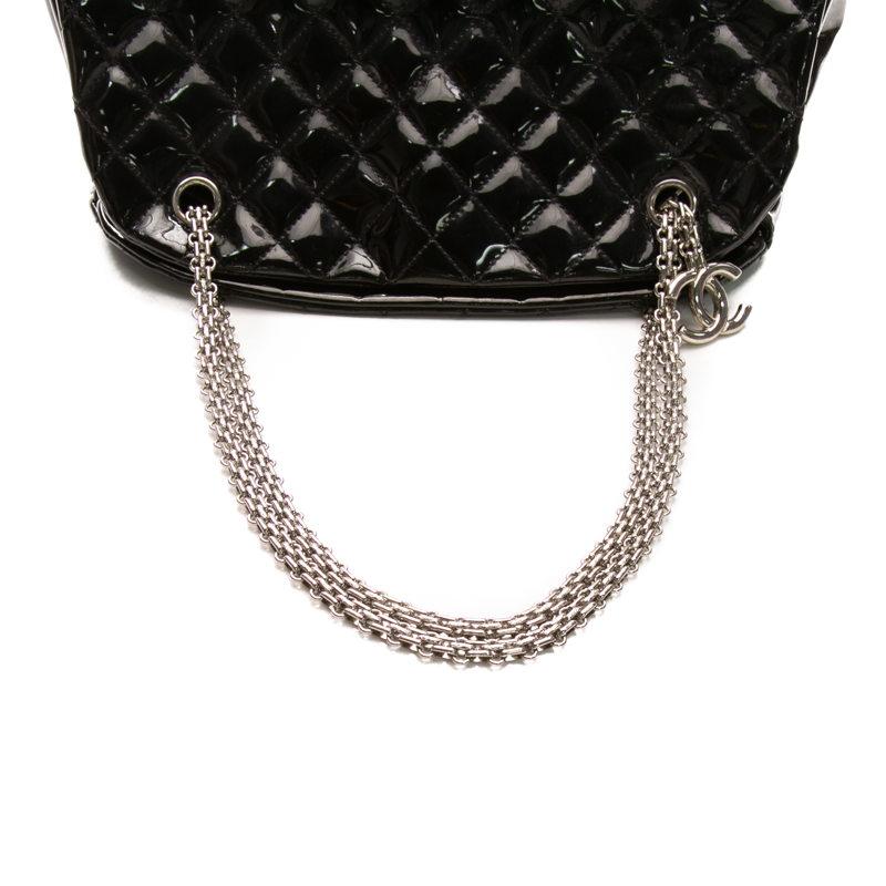 Chanel - Black Patent Medium Just Mademoiselle