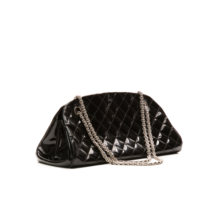 Chanel - Black Patent Medium Just Mademoiselle