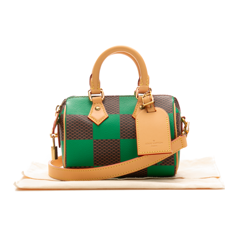 Louis Vuitton - Green Damier Pop Speedy 18 Band.