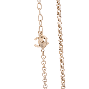 Pearl CC Drop Necklace